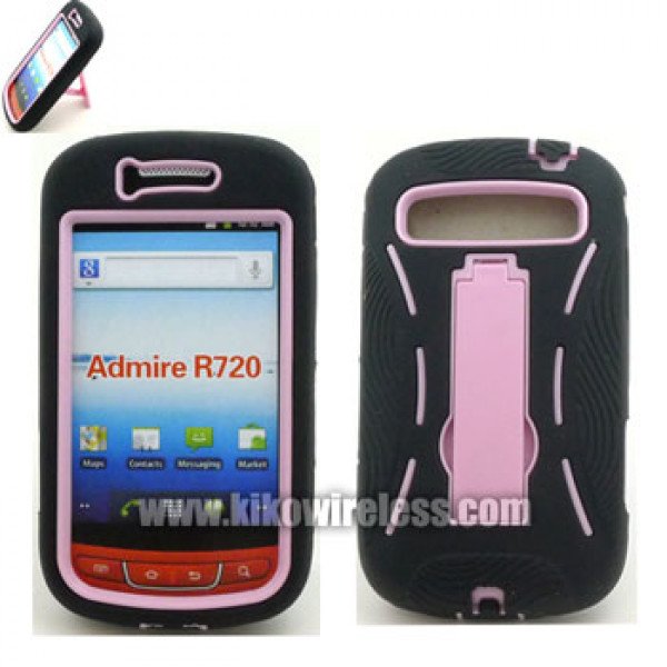 Wholesale Armor Hybrid Case for Samsung Admire R720 (PinkBlack)